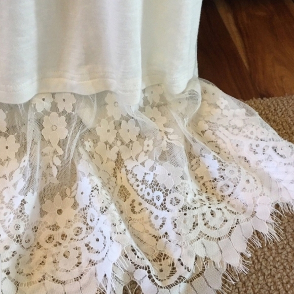 Bohemian Lace Sleeve Cozy Sweatshirt - Picture 6 of 7